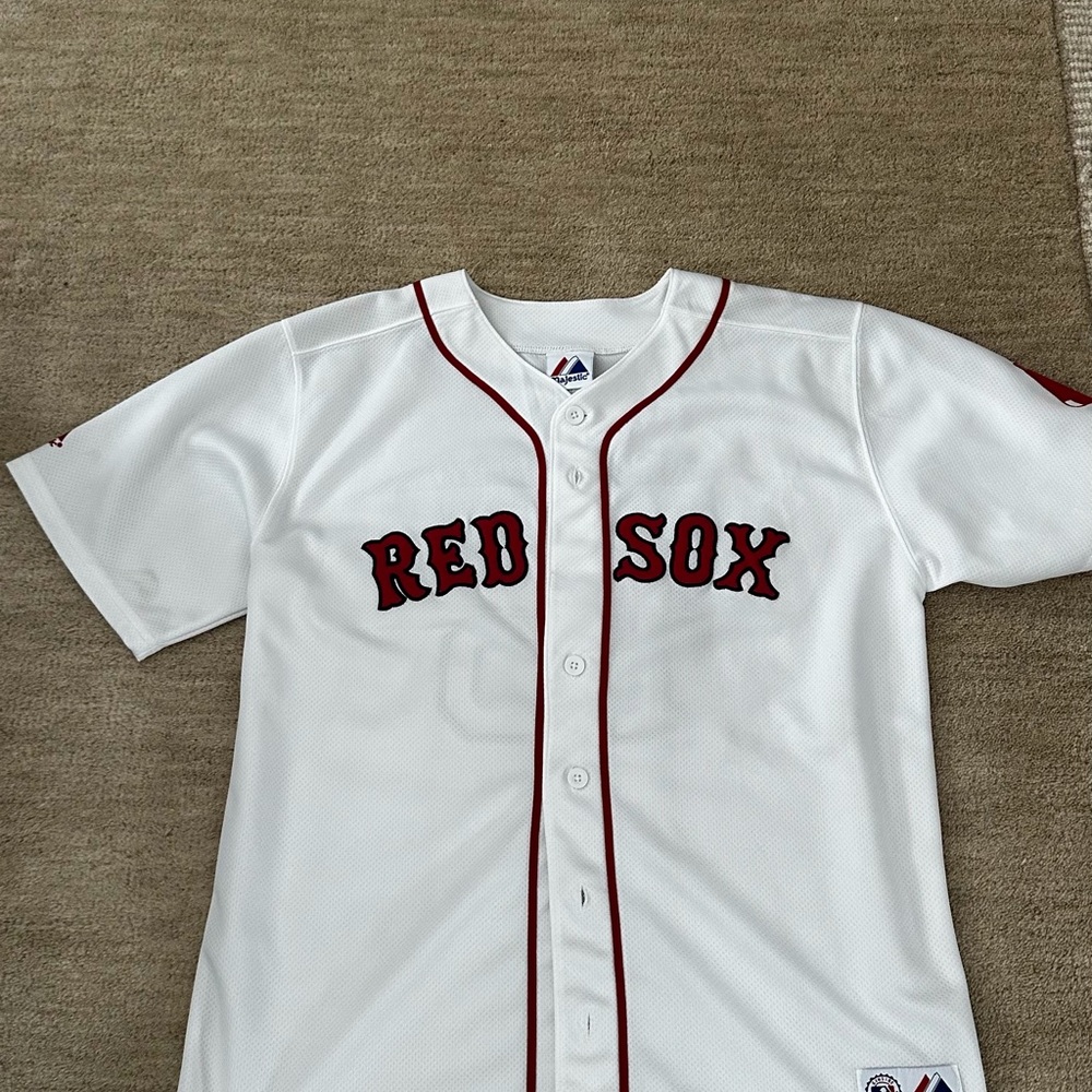 Red Sox Majestic Pedroia Jersey